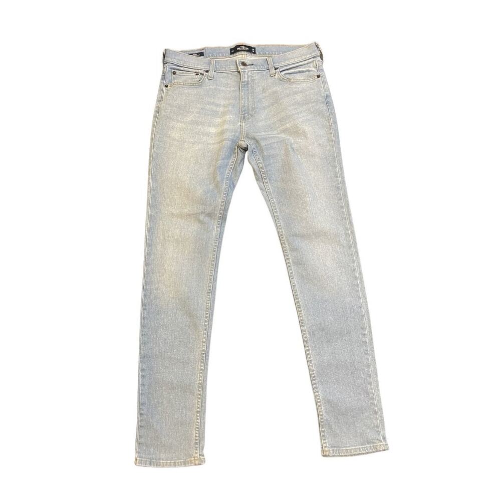 Hollister Epic Flex Men Skinny Fit Denim Jeans Stretch 34X34 Streetwear Casual